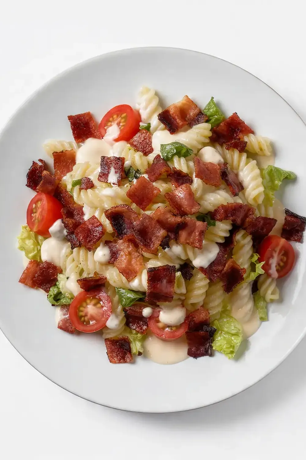 BLT Pasta Salad with Ranch Dressing