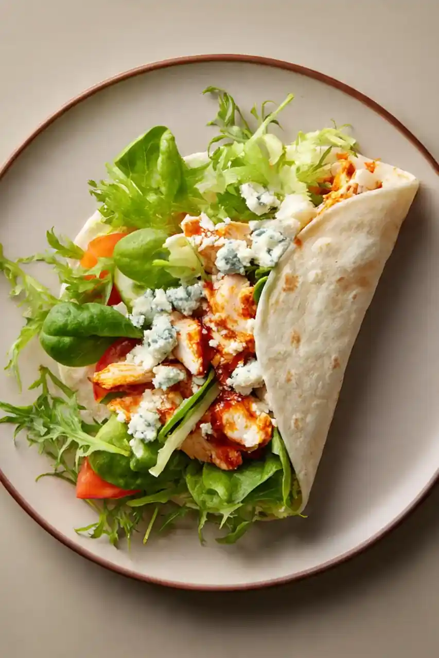 Blue Cheese Buffalo Chicken Wrap
