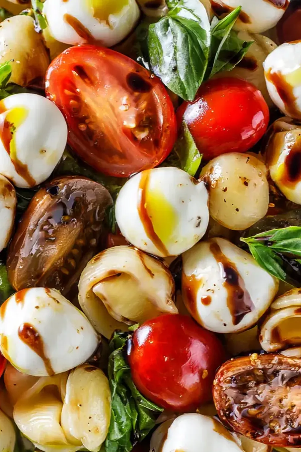 Caprese Pasta Salad with Fresh Basil