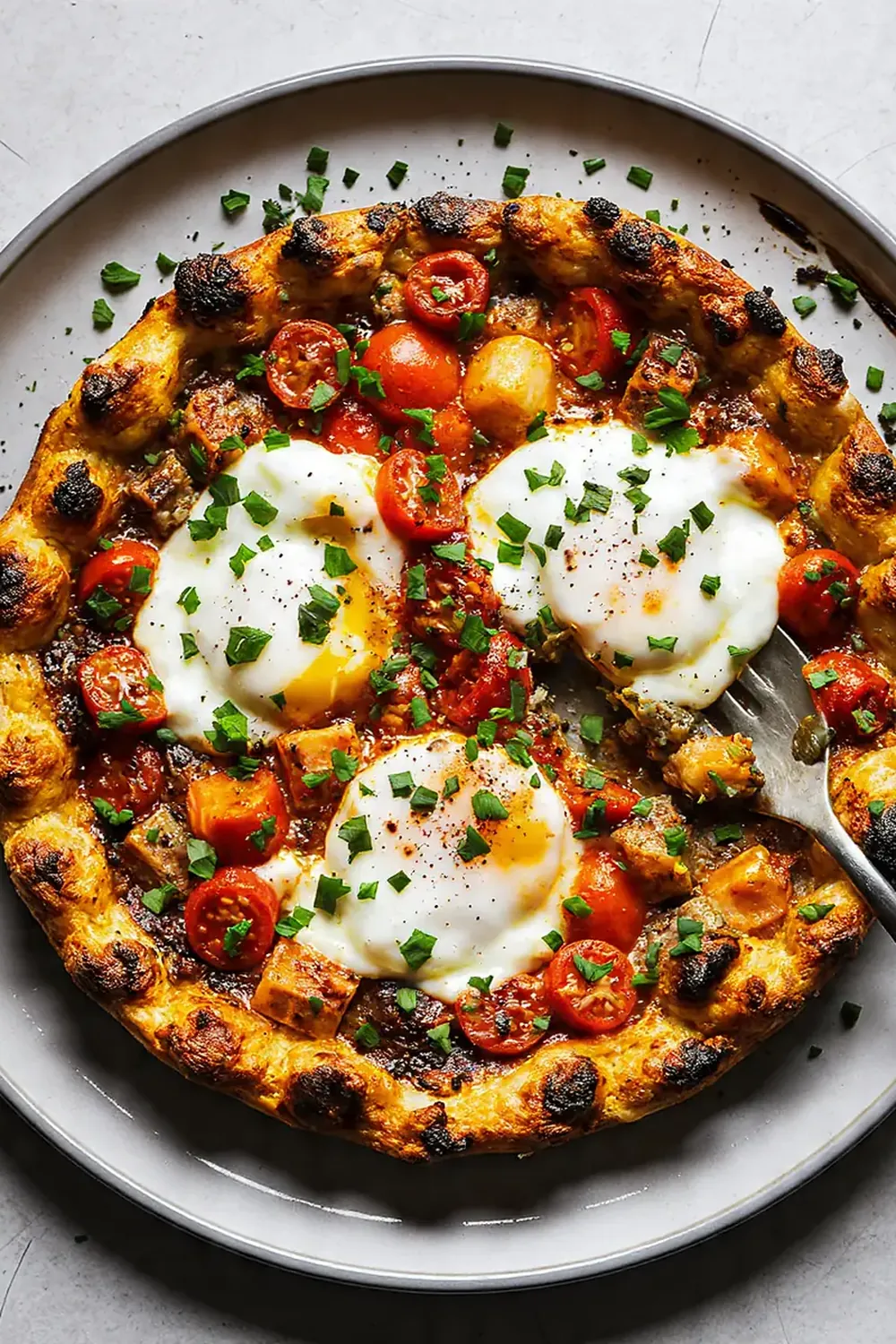 Cheesy Baked Feta Eggs (Viral Breakfast)