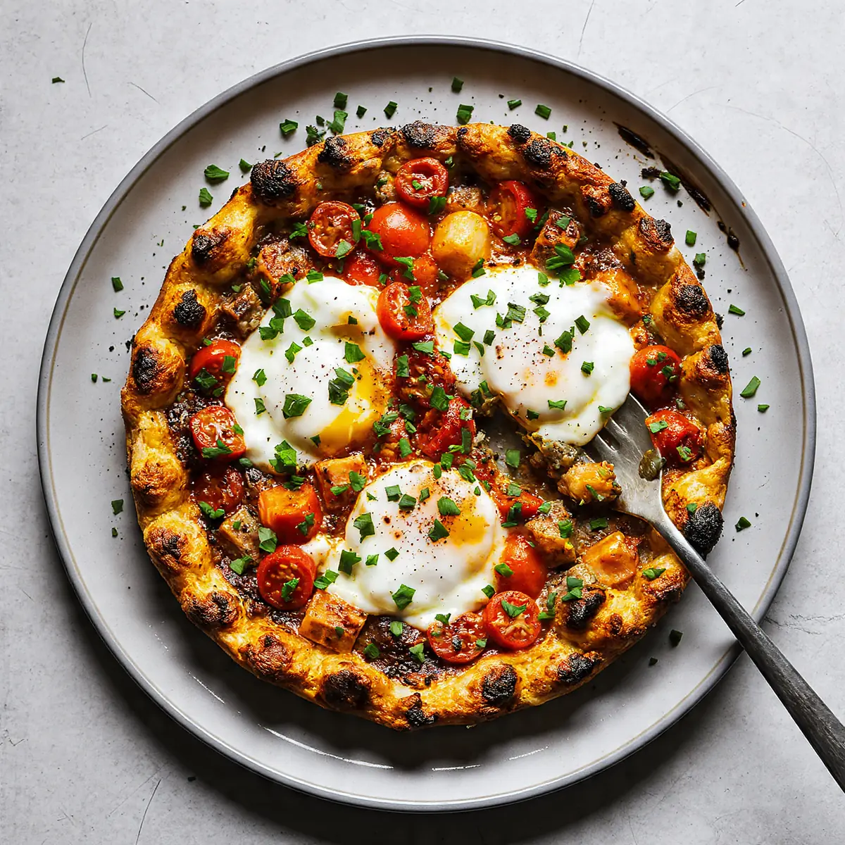 Cheesy Baked Feta Eggs (Viral Breakfast)