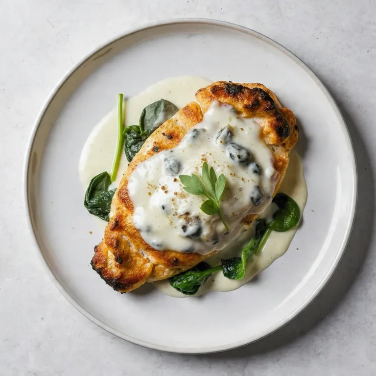Chicken Florentine In Creamy Parmesan Sauce