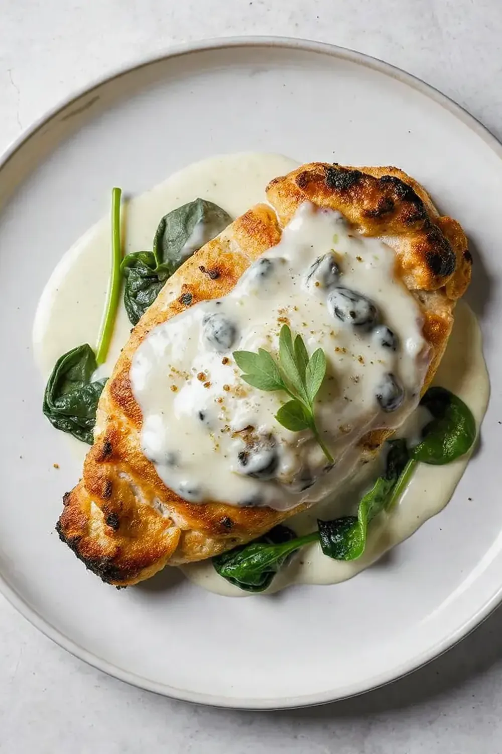 Chicken Florentine in Creamy Parmesan Sauce
