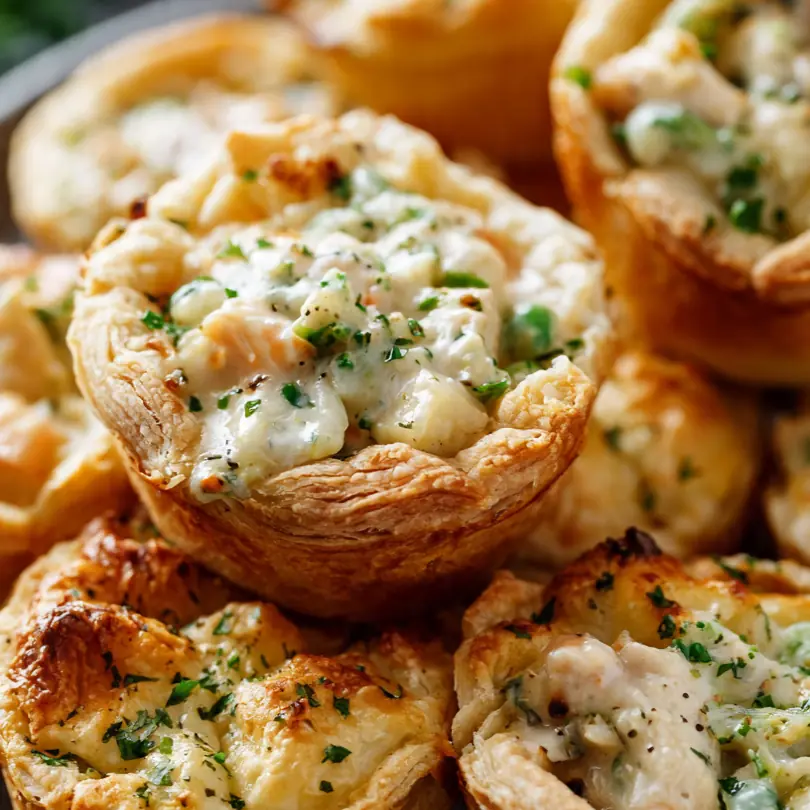 Chicken Pot Pie Muffin Cups (Easy Meal Prep)