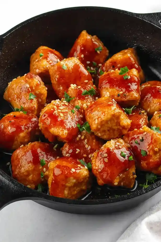 Classic Skillet Honey Garlic Butter Chicken Bites