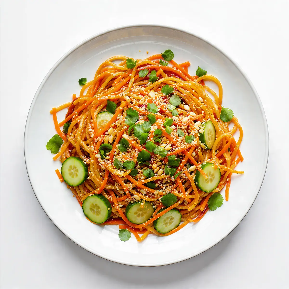 Cold Sesame Peanut Noodle Salad (Summer Lunch)