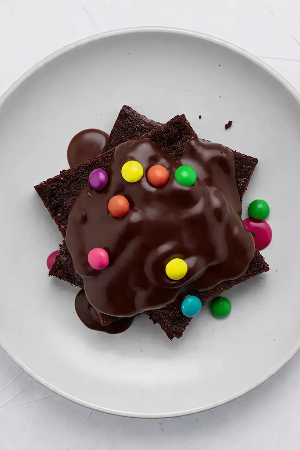 Cosmic Brownies with Chocolate Ganache