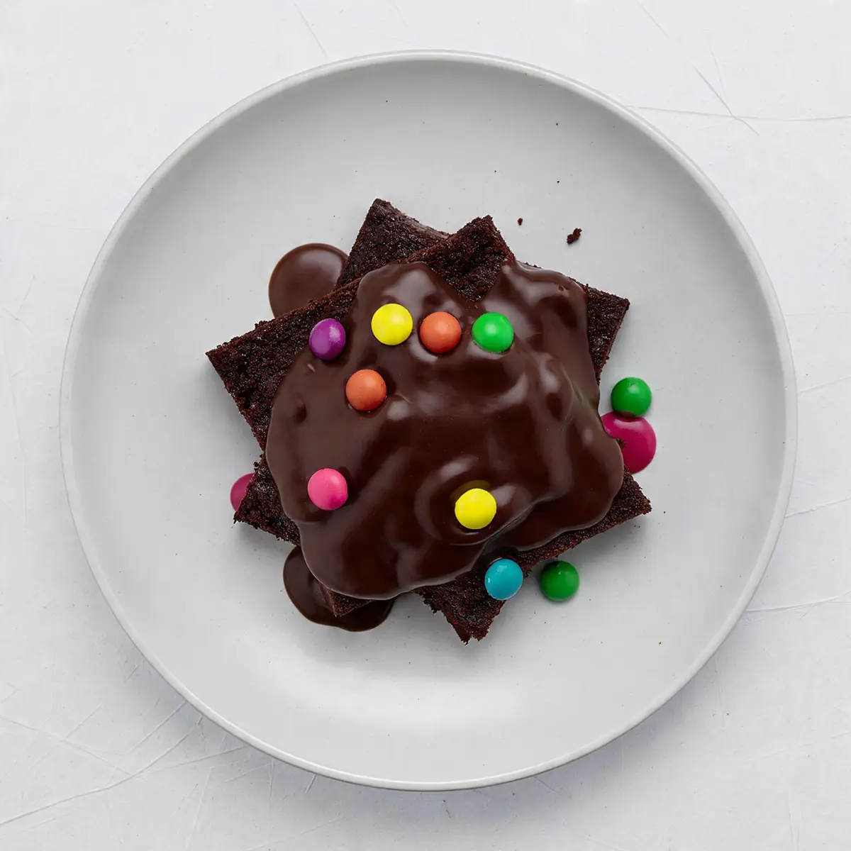 Cosmic Brownies With Chocolate Ganache