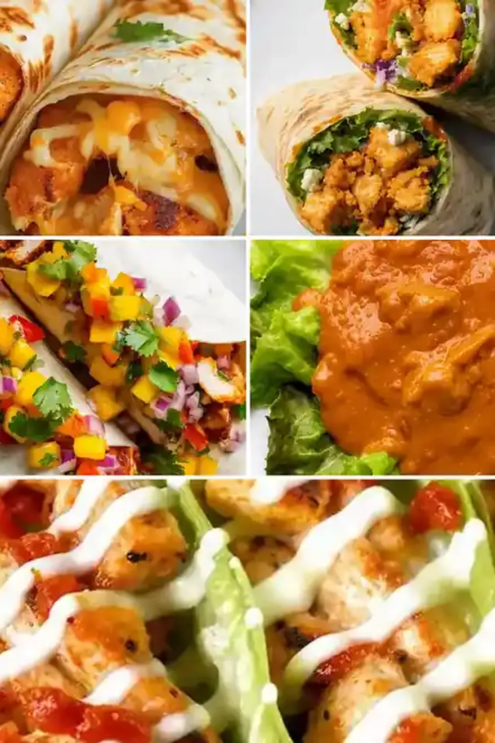 Crispy Buffalo Chicken Lettuce Wraps