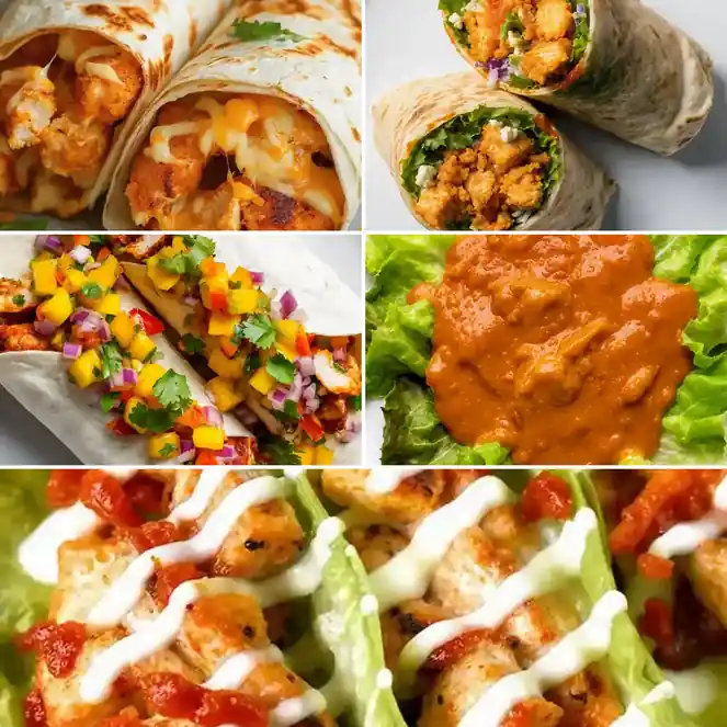 Crispy Buffalo Chicken Lettuce Wraps