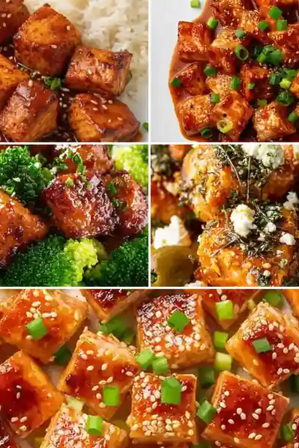 Crispy Honey Garlic Salmon Bites