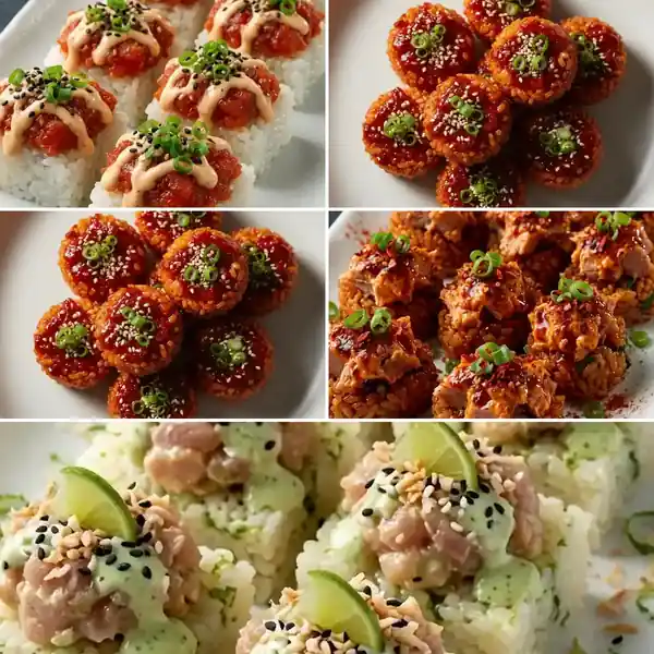 Crispy Spicy Tuna Rice Bites (Viral Tiktok Appetizer)