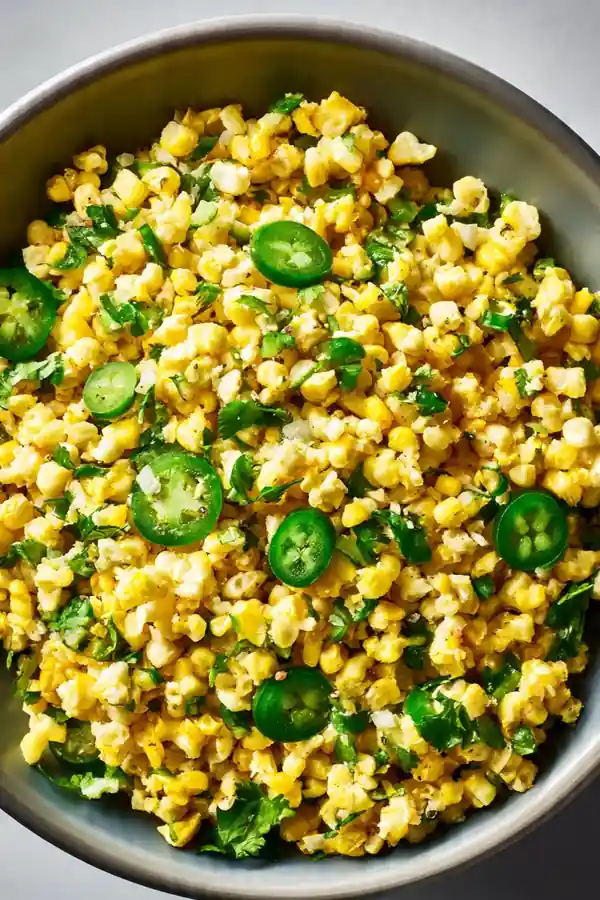 Crunchy Corn and Jalapeño Bowl