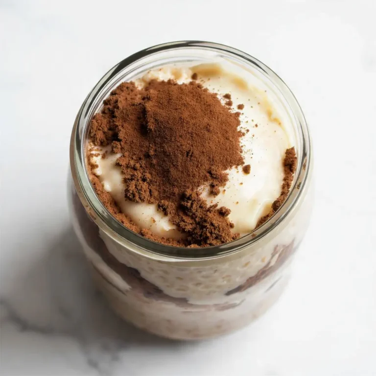 Easy Tiramisu Overnight Oats