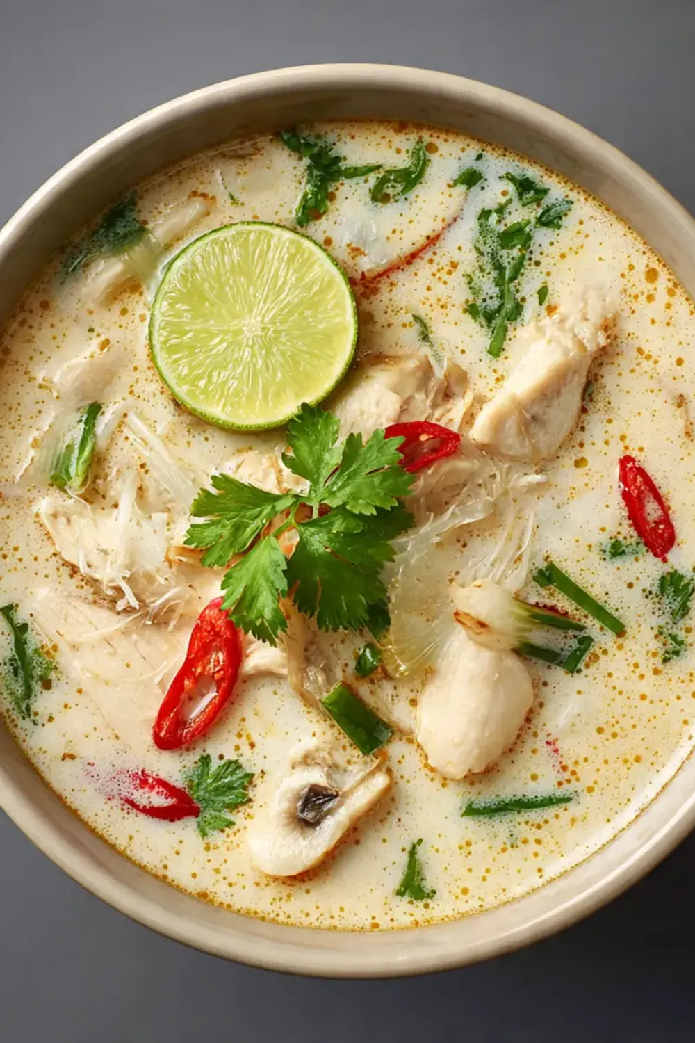 Easy Tom Kha Gai Thai Coconut Chicken Soup