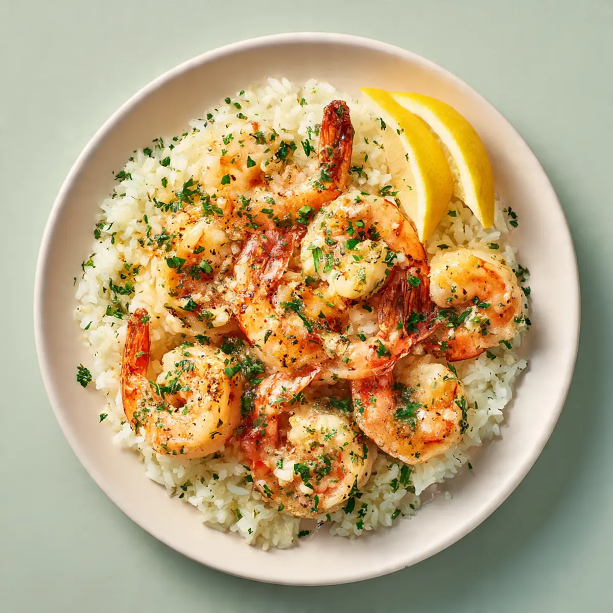 Garlic Butter Shrimp & Rice One-Pan Dinner