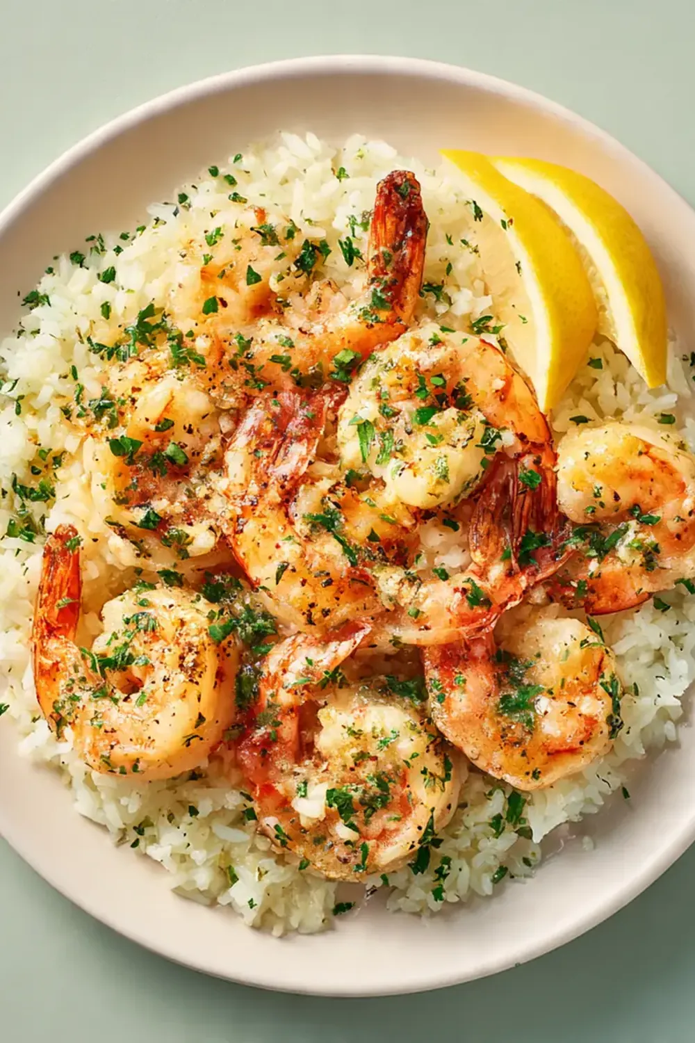 Garlic Butter Shrimp & Rice One-Pan Dinner