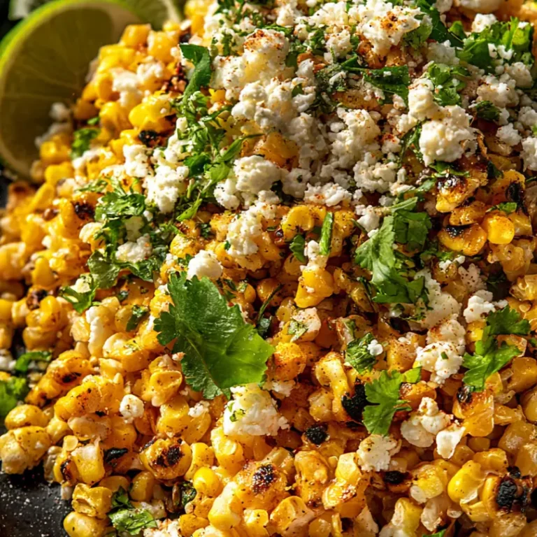 Grilled Corn Salad With Cotija & Lime