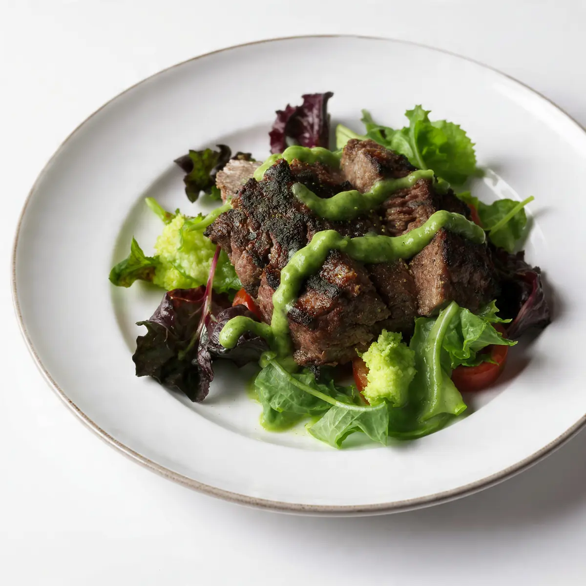 Grilled Steak Salad With Chimichurri