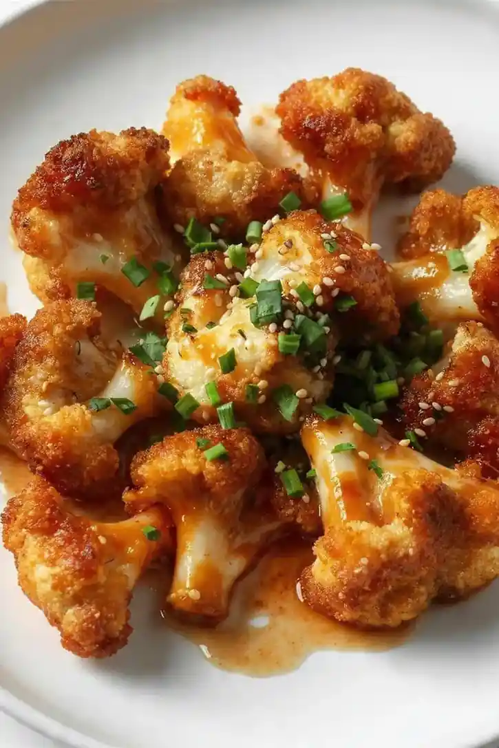 Honey Garlic Bang Bang Cauliflower