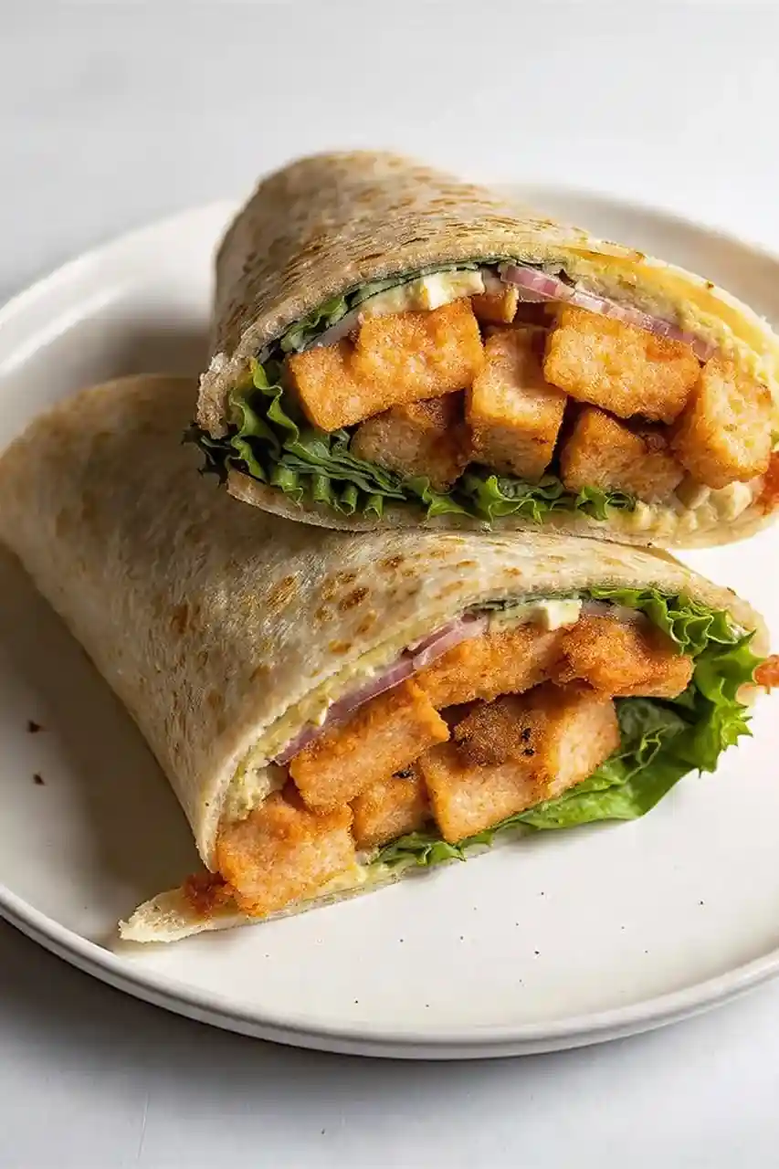 Hummus & Buffalo Chicken Wrap