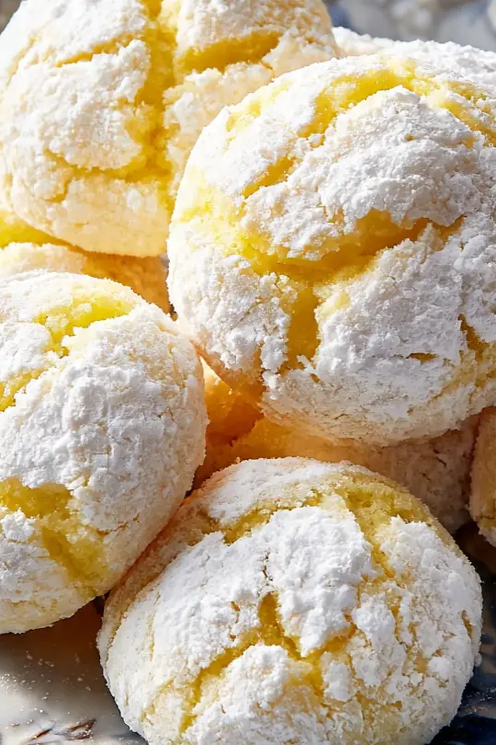 Lemon Crinkle Cookies (Soft & Chewy)