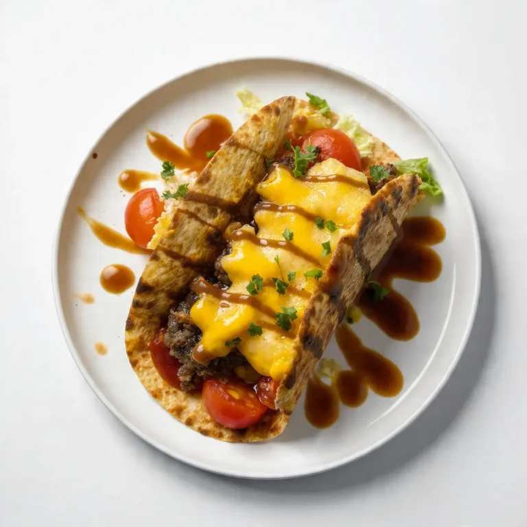 Loaded Smashed Burger Tacos
