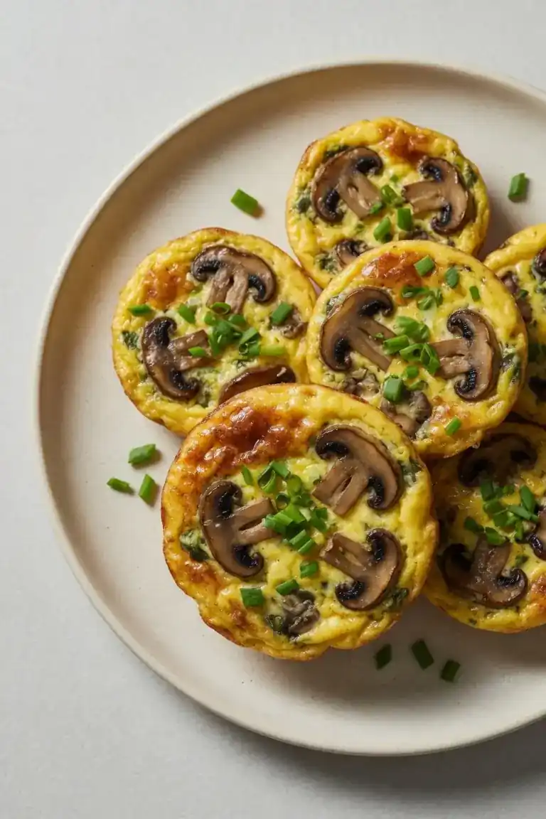 Mushroom & Chive Frittatas