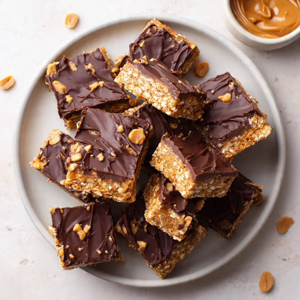 No-Bake Peanut Butter Oat Bars
