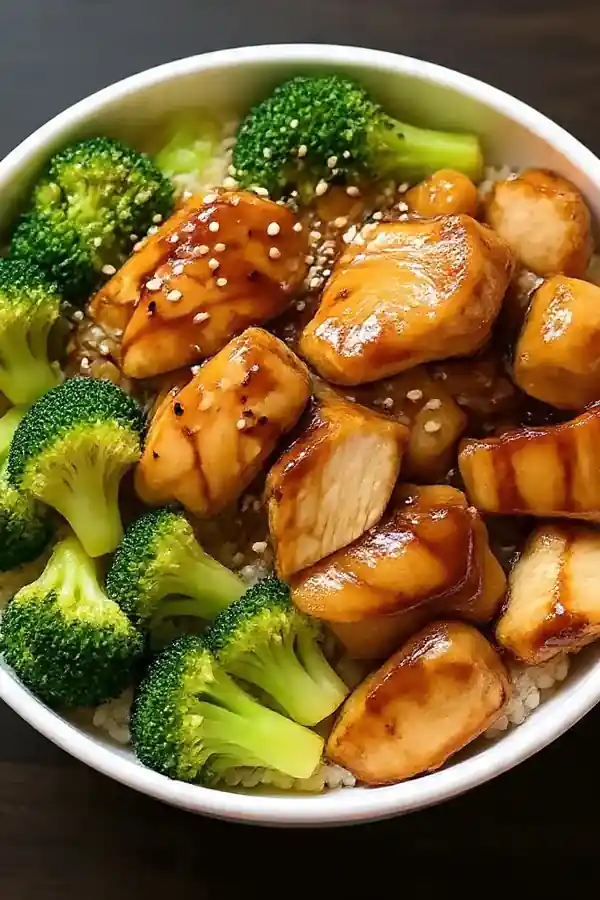 One-Pan Teriyaki Chicken and Broccoli Bowl