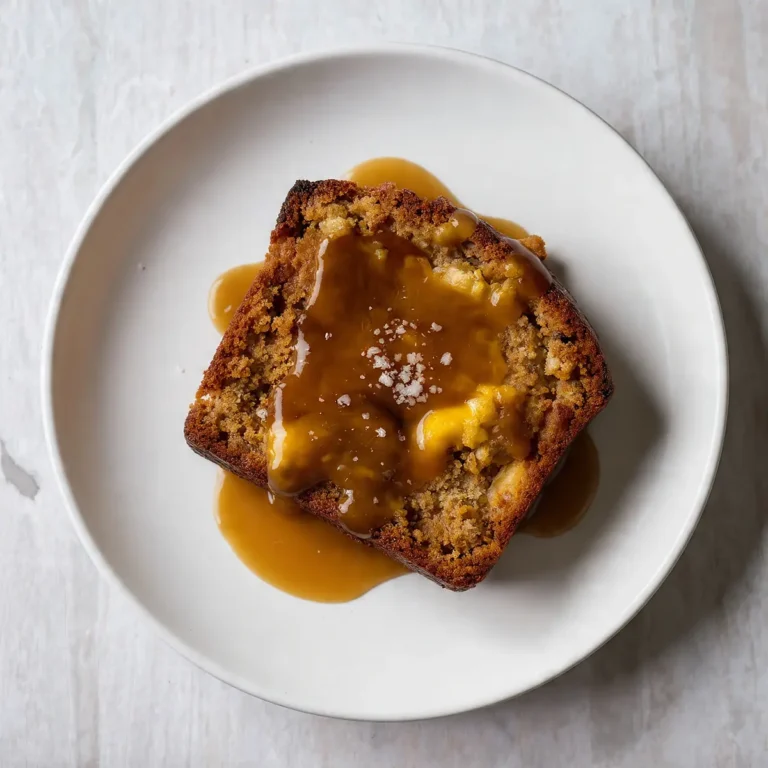 Salted Caramel Banana Bread