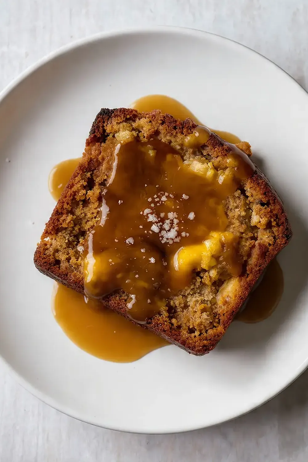 Salted Caramel Banana Bread