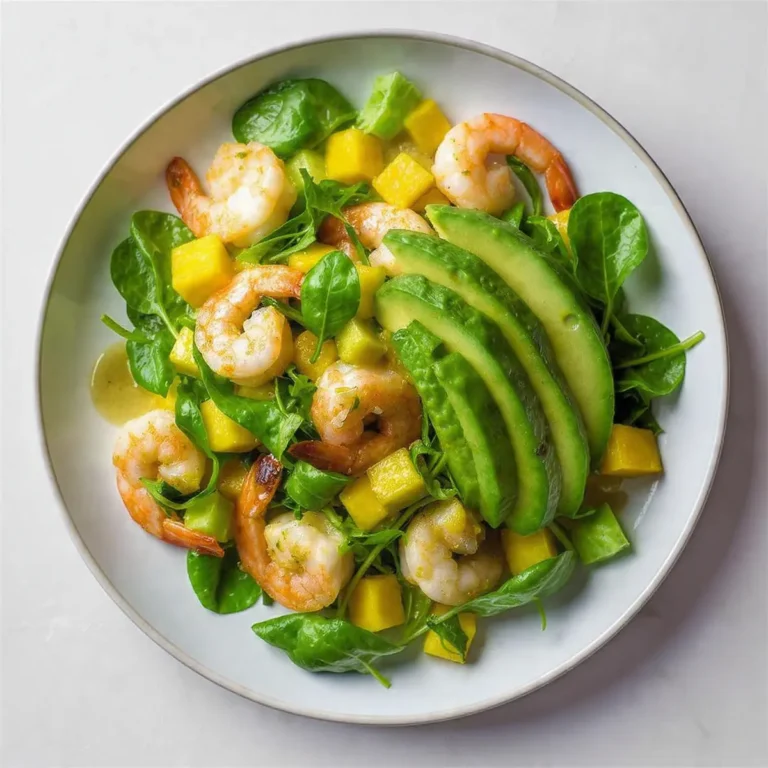 Shrimp & Avocado Mango Salad