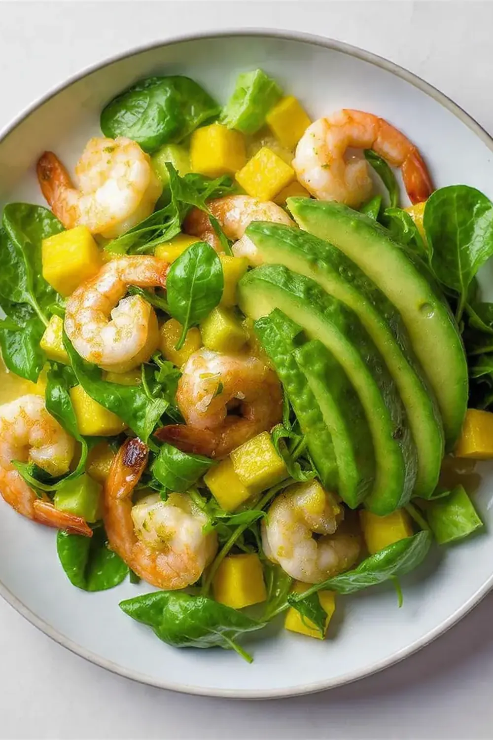 Shrimp & Avocado Mango Salad