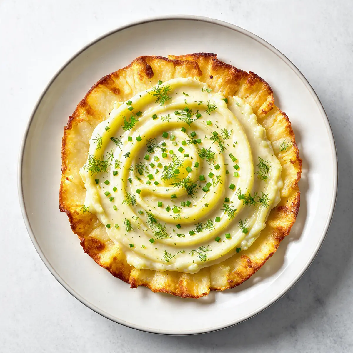 Smashed Potato Salad With Crispy Edges