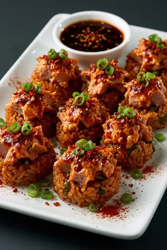 Smoked Paprika & Chipotle Tuna Rice Bites