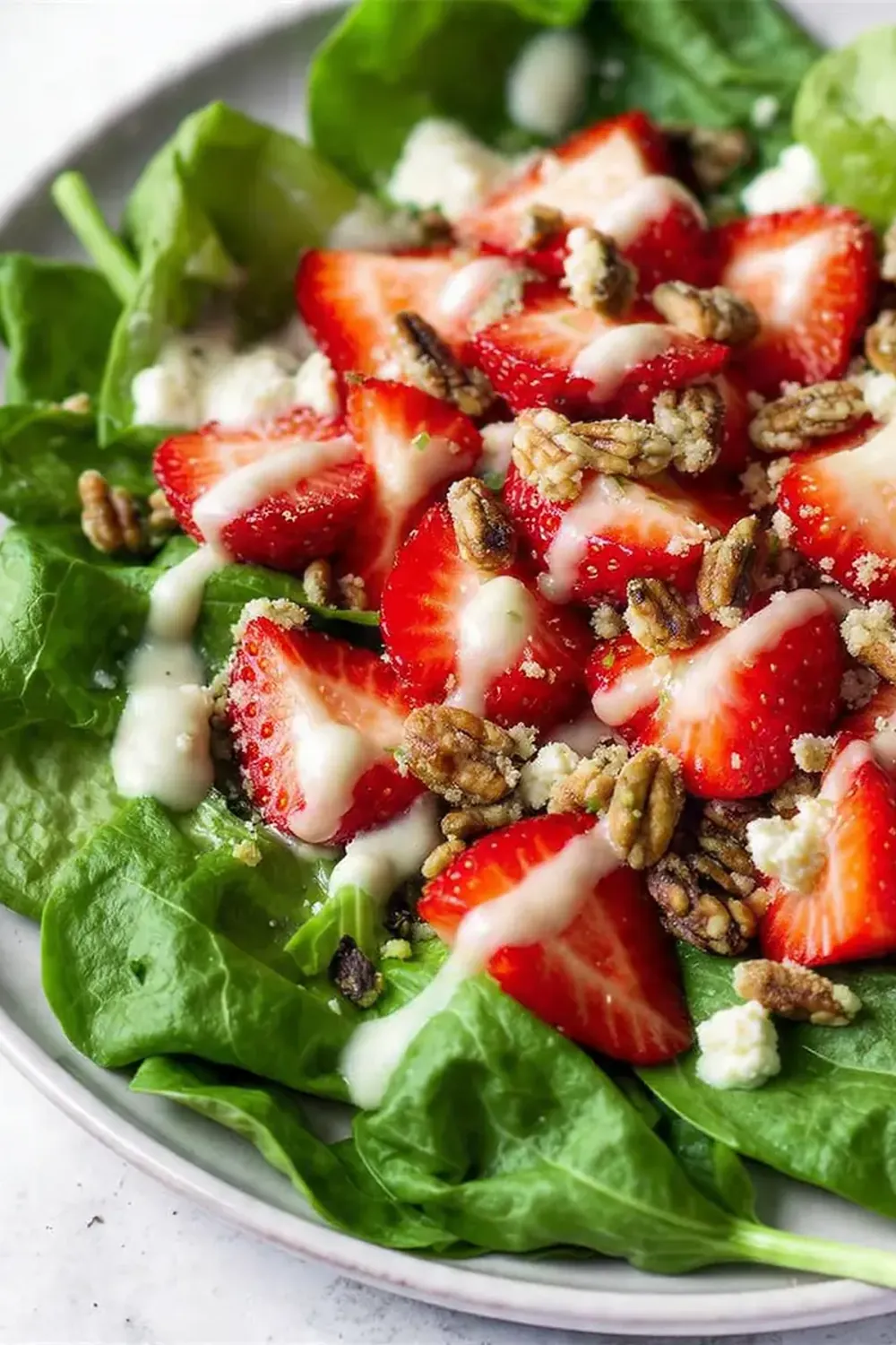 Strawberry Spinach Salad with Poppyseed Dressing