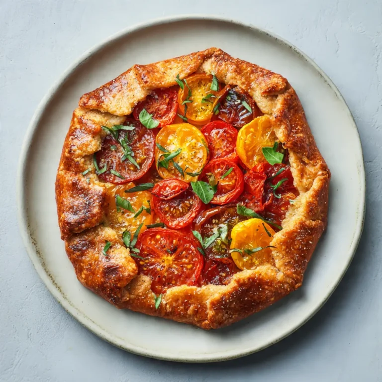 Summer Tomato Galette (Light Dinner)