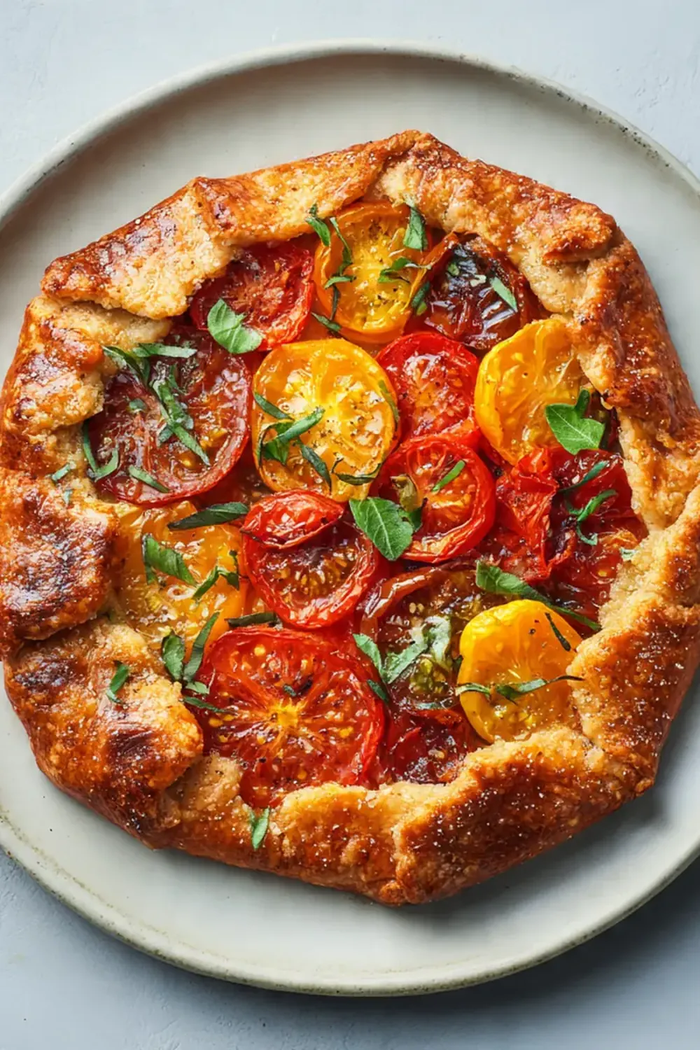 Summer Tomato Galette (Light Dinner)