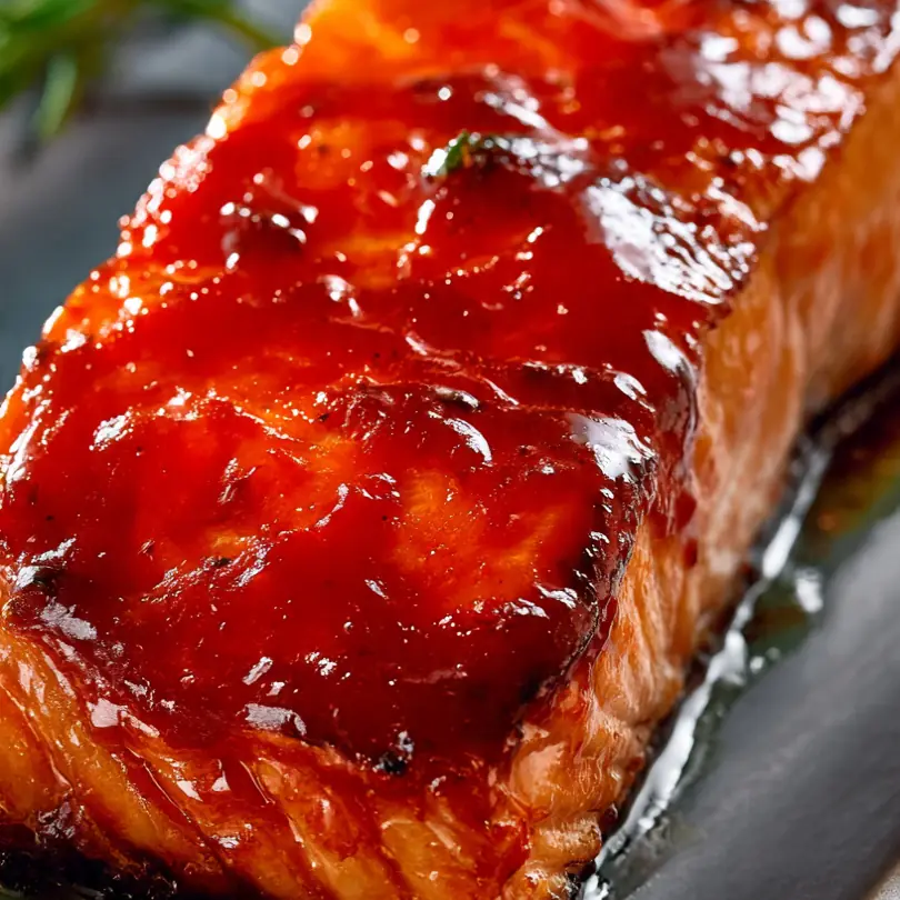 Sweet & Spicy Gochujang Glazed Salmon