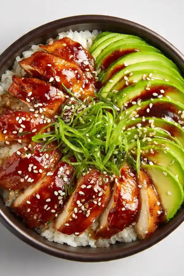 Teriyaki Chicken and Avocado Bowl