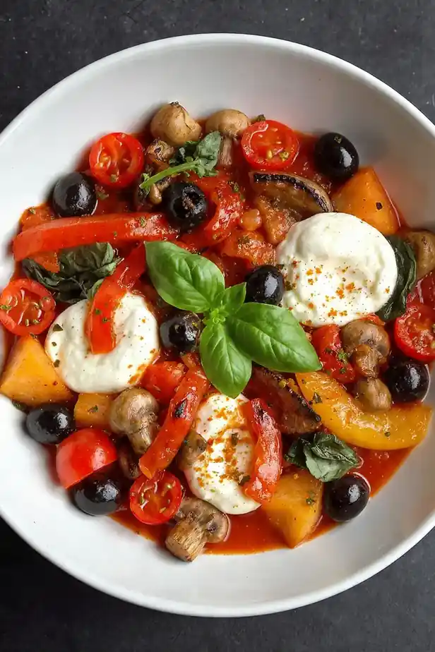 Ultimate Veggie Lover's Pizza Bowl
