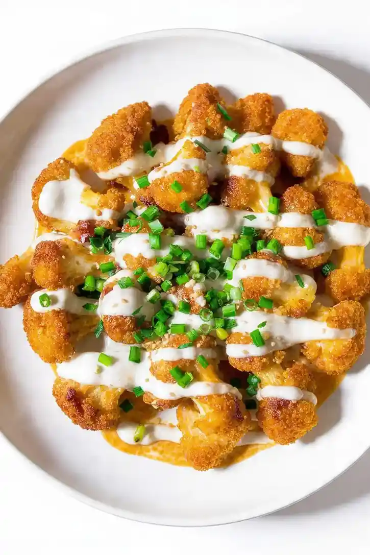 Vegan Bang Bang Cauliflower with Cashew Cream