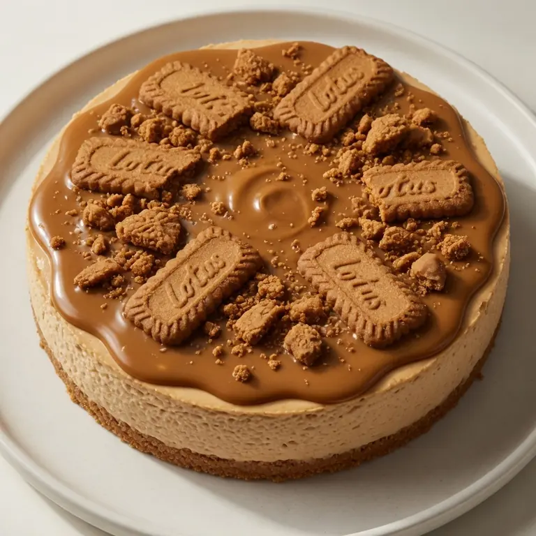 Viral Biscoff No-Bake Cheesecake (Tiktok Hack)