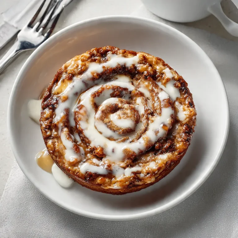 Viral Cinnamon Roll Baked Oats