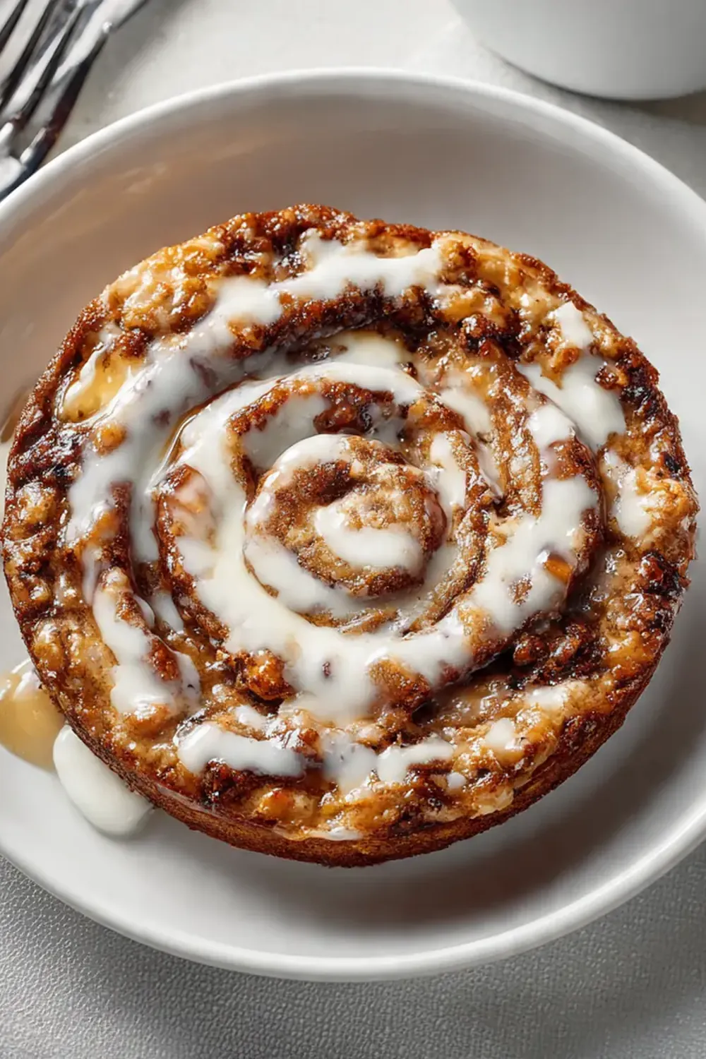 Viral Cinnamon Roll Baked Oats