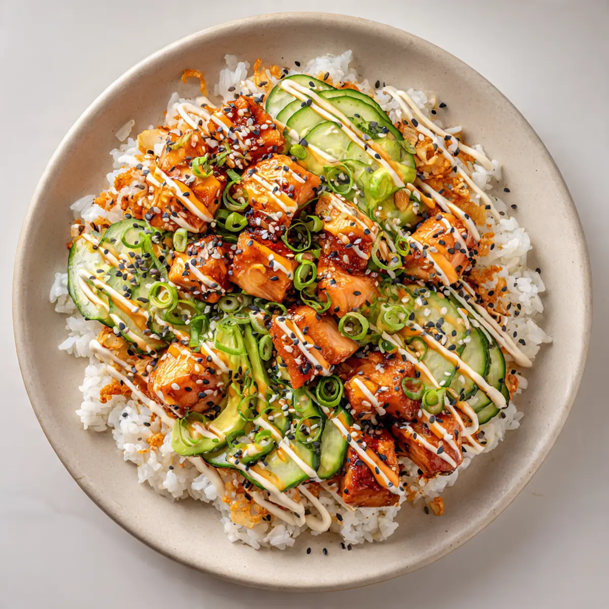 Viral Crispy Rice Salmon Bowl