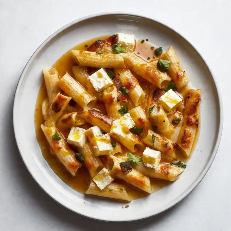 Viral Hot Honey Feta Pasta Bake
