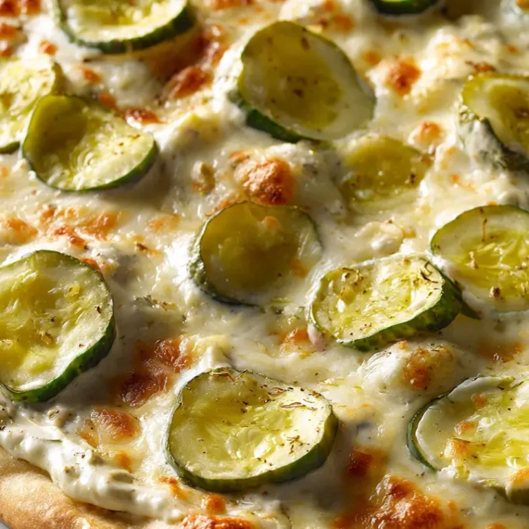 Viral Pickle Pizza (Garlic Ranch Base)
