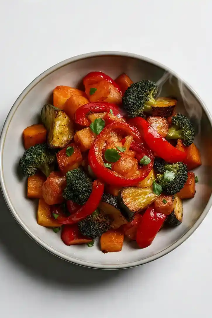 Warm Roasted Vegetable Bowl
